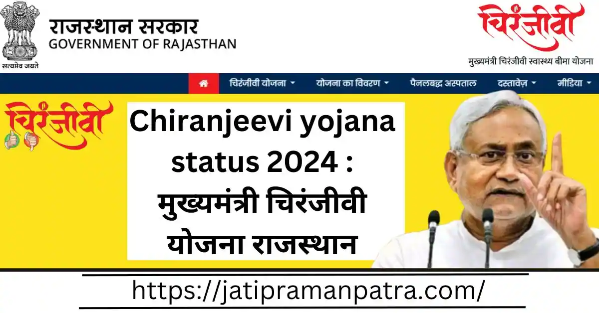 Chiranjeevi yojana status