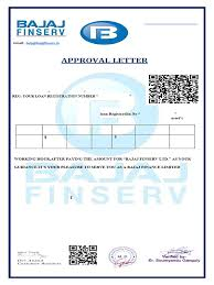 Bajaj Finance Loan Approval Letter PDF