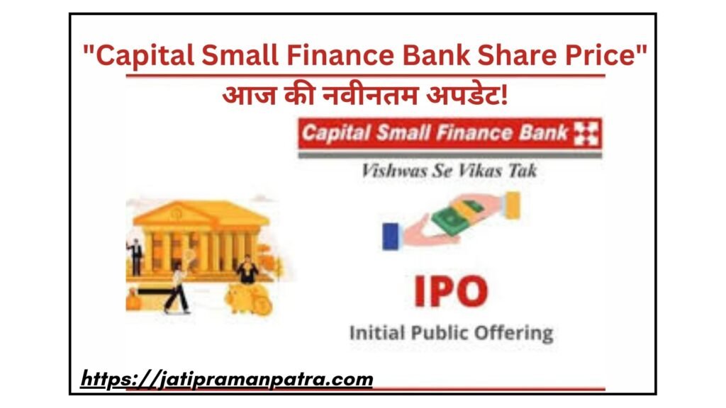 Capital Small Finance Bank Share Price