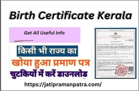 Birth Certificate Kerala